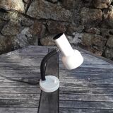 Vintage desk lamp - White and black - 1970-80