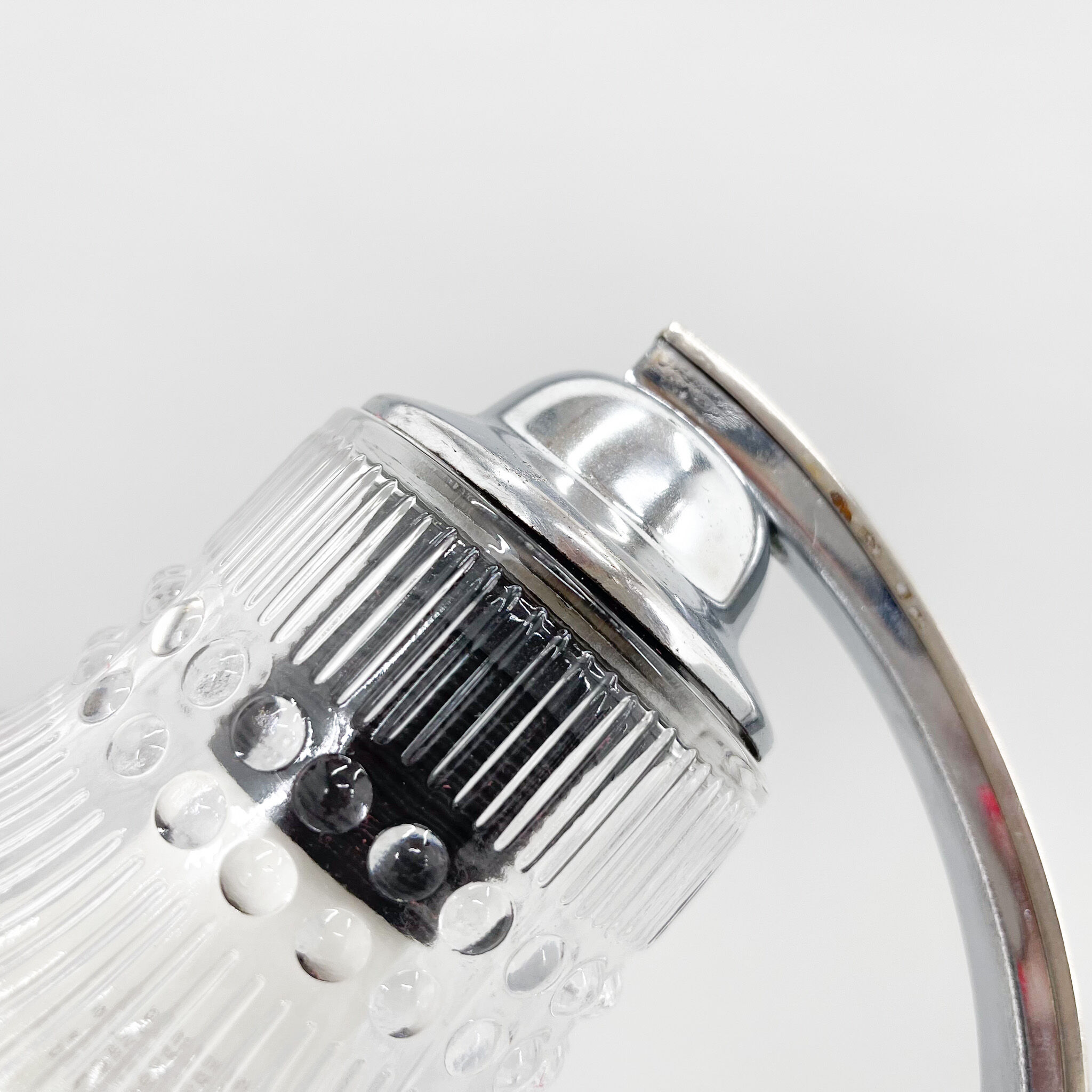 Vintage Table Lamp with Ceramic Base, Czechoslovakia, 1960's