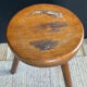 Tabouret de ferme tripode en bois