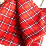 Serviettes de table vintages rouges