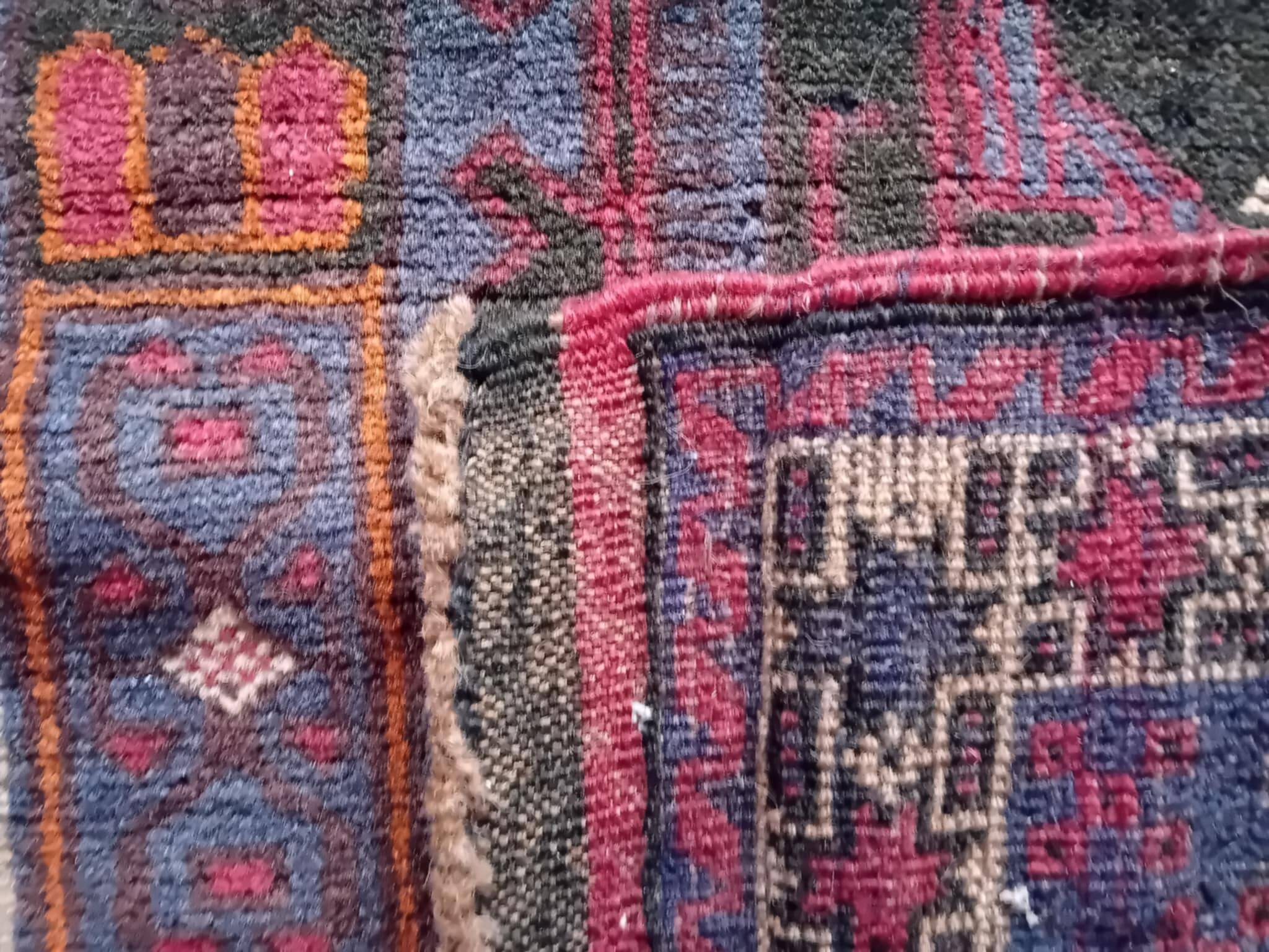 Tapis Beloutch Afghan fait main 138x83cm