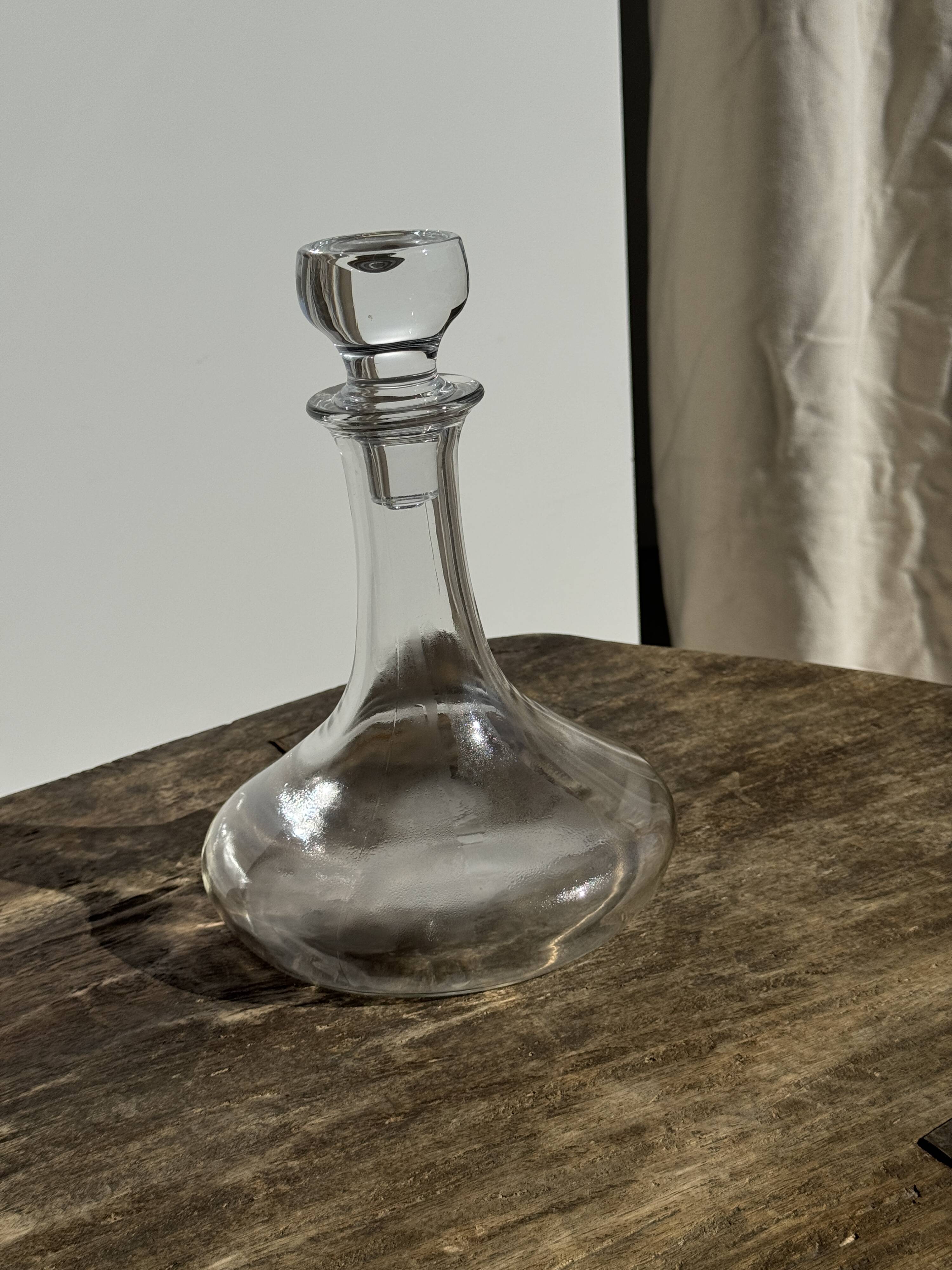 Carafe à décanter vintage à bouchon plat H24