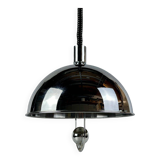 60s 70s ceiling lamp hanging lamp Florian Schulz P58 brass Space Age