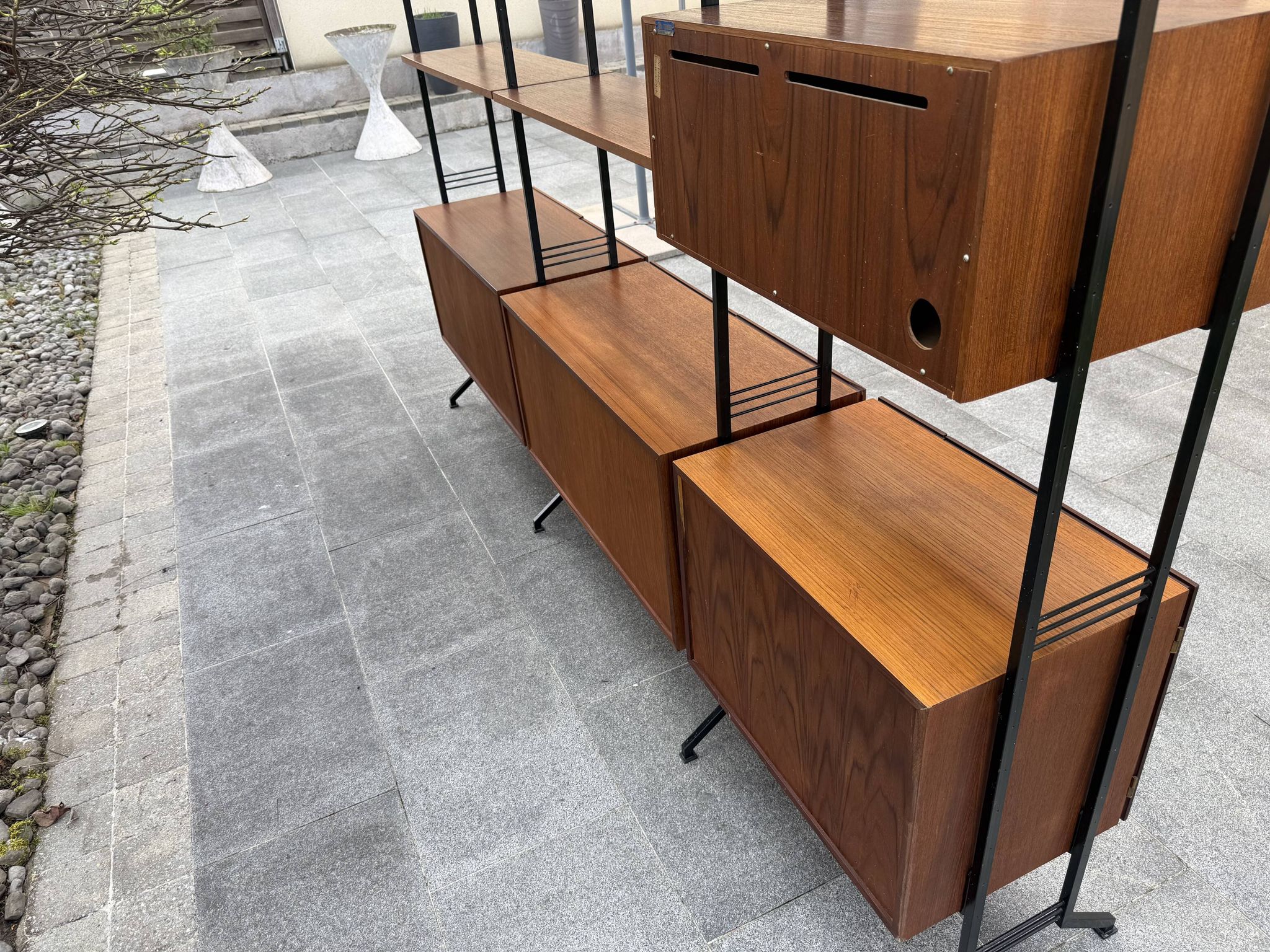 Bibliothèque modulable  scandinave année 60