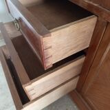 Art Nouveau Art Deco beech cabinet