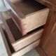 Art Nouveau Art Deco beech cabinet