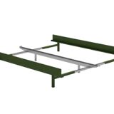Moebe bed cadre de lit 90-180 cm vert pin