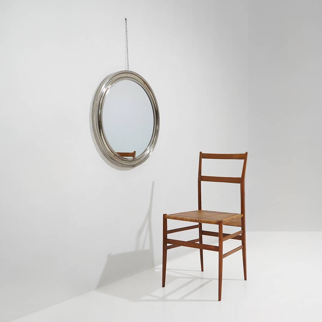 Wall mirror "Specchio" by Sergio Mazza for Artemide, 1960s.