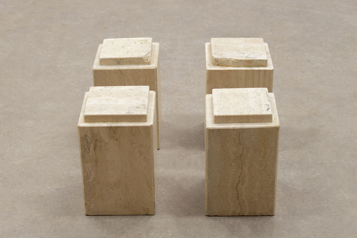 70’s Italian travertine coffee table