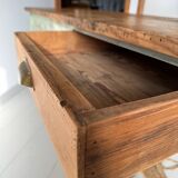 Weathered farm table