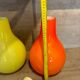 Suspensions x 2 - vintages en opaline - année 70