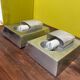 Marie Baratte cast aluminum wall lights