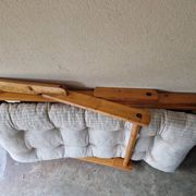 Paire de fauteuils pliants à 3 positions variables modèle Kontiki par Gillis Lundgren