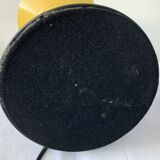 Yellow and black metal lamp