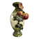 Art Nouveau ceramic vase – fruit and flower decoration