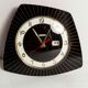 Asymmetrical wall clock 1960 Bayard formica