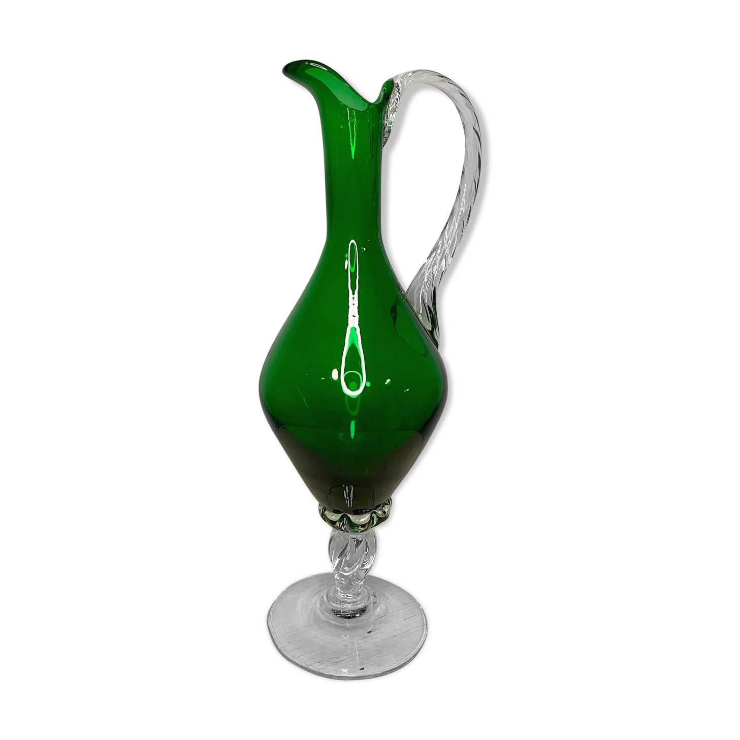 Green vase