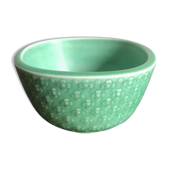 Nils Thorsson for Royal Copenaghen Scandinavan green bowl, 1950s