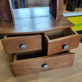 Wall dressing table with drawers