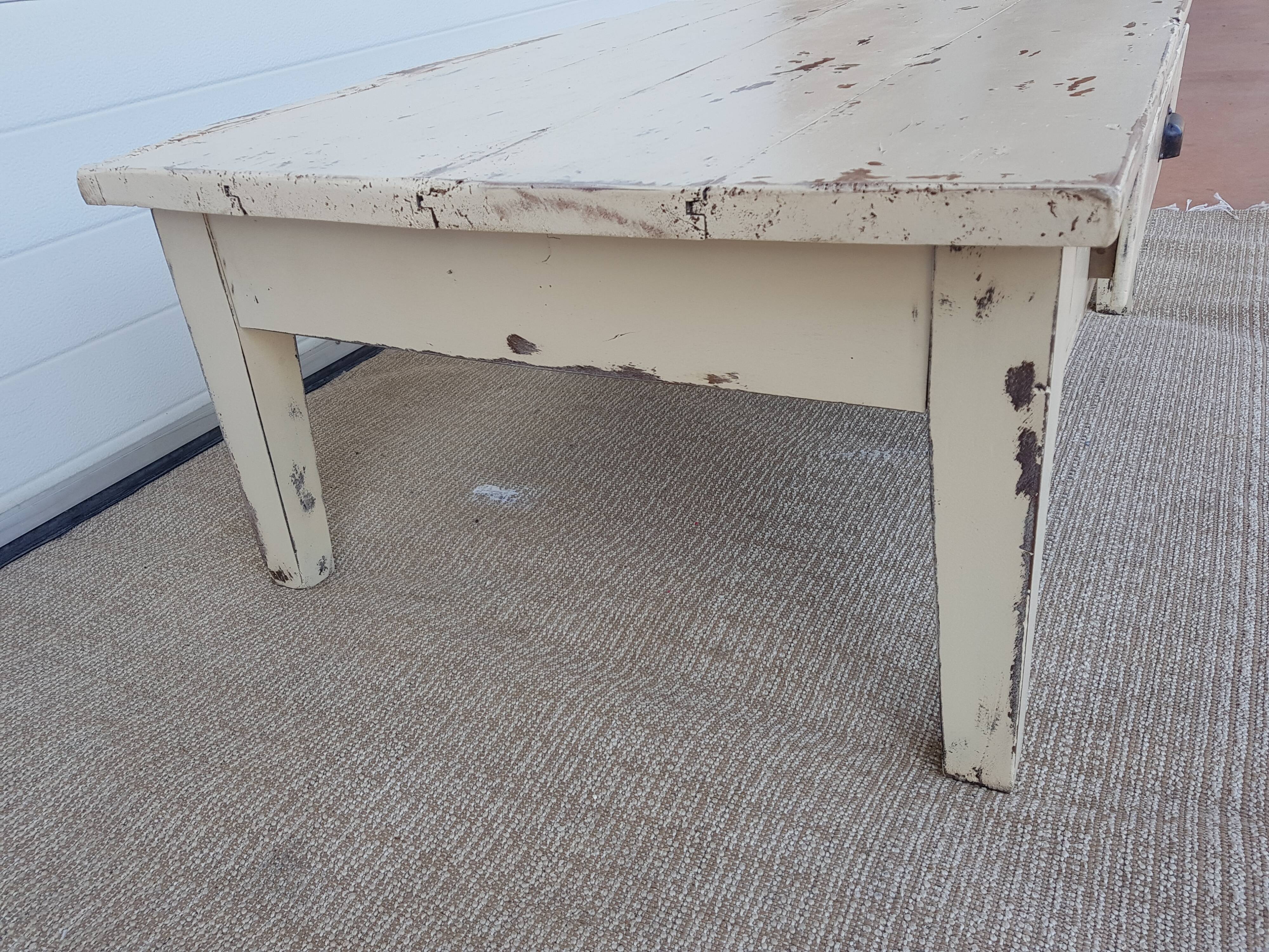 Vintage old coffee table early 20th s