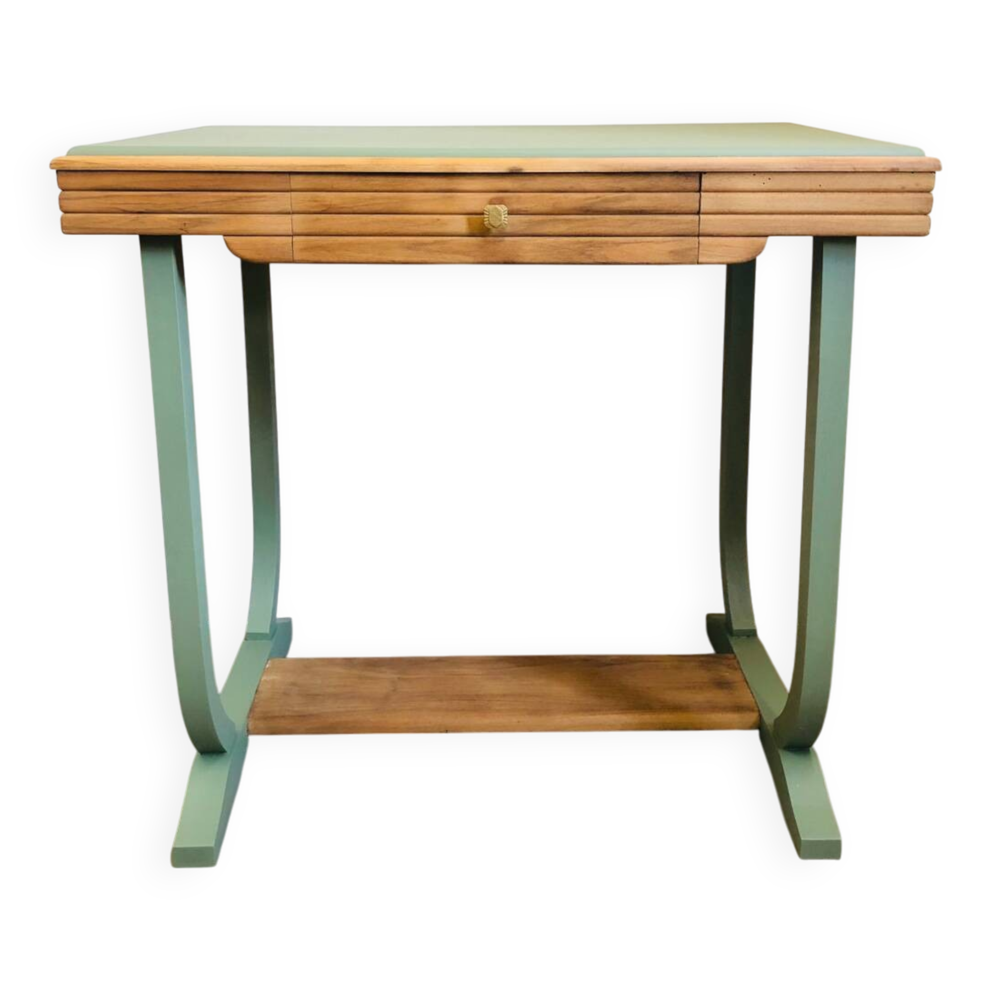 Art Deco walnut console