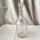 Bottle in gravel glass cognac of the years 1930