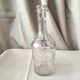 Bouteille en verre grave cognac des années 1930