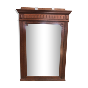 Miroir art deco chêne