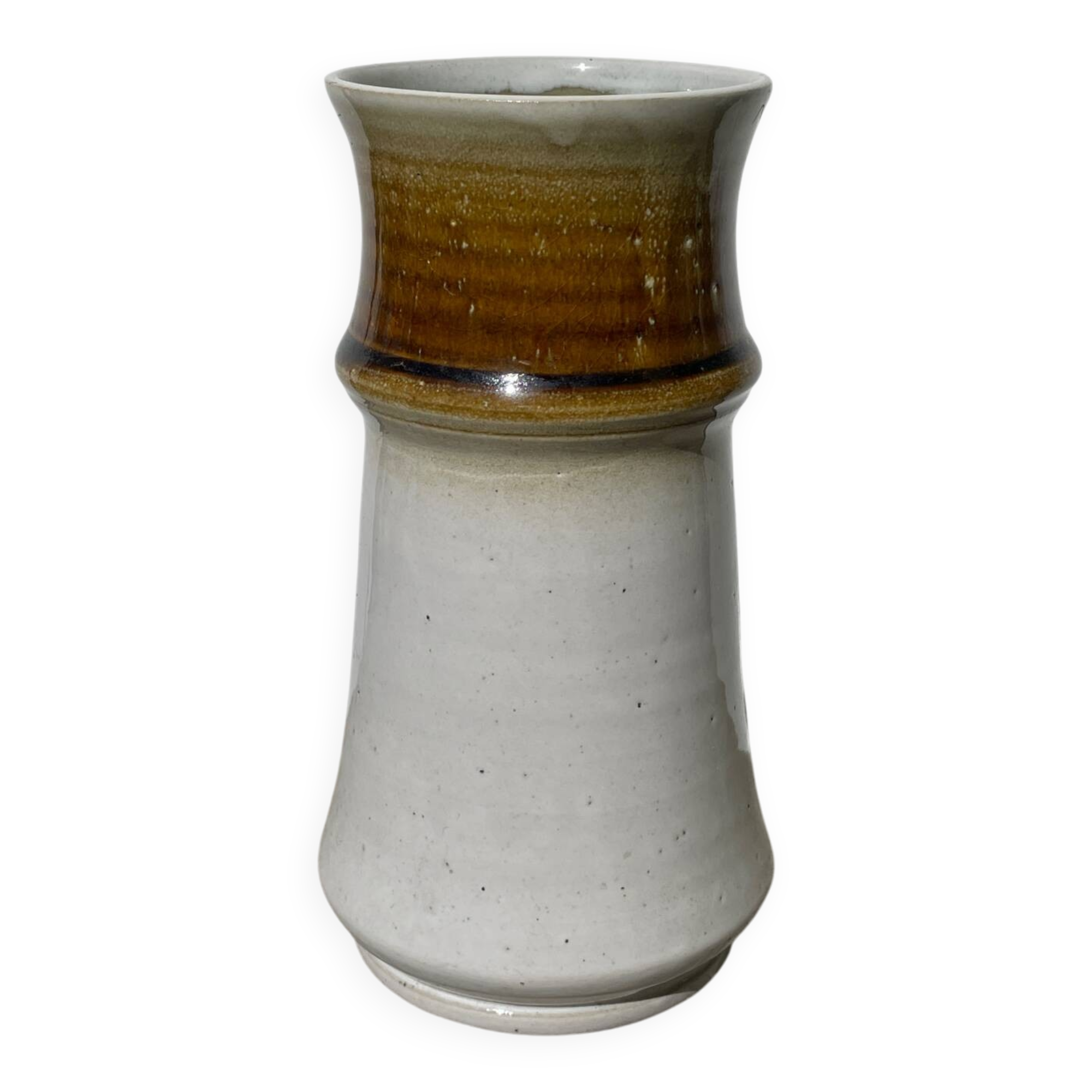 Signed ceramic vase / stoneware pottery