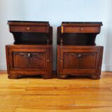 Pair of art deco bedside tables