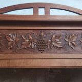 Art Nouveau Art Deco sideboard in blond walnut