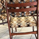 Set of 6 vintage Scandinavian chairs from the 1970s