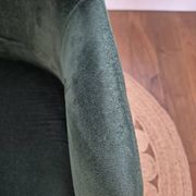 Fauteuil design italien torre 1961 – modèle da vinci 02 – velours vert