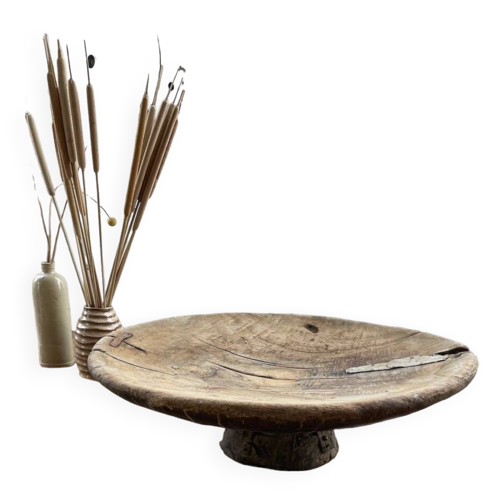 XL wooden Tuareg dish