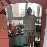 Beveled mirror 150x57cm