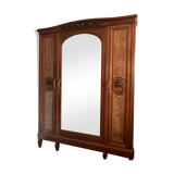 Bedroom cabinet with mirror