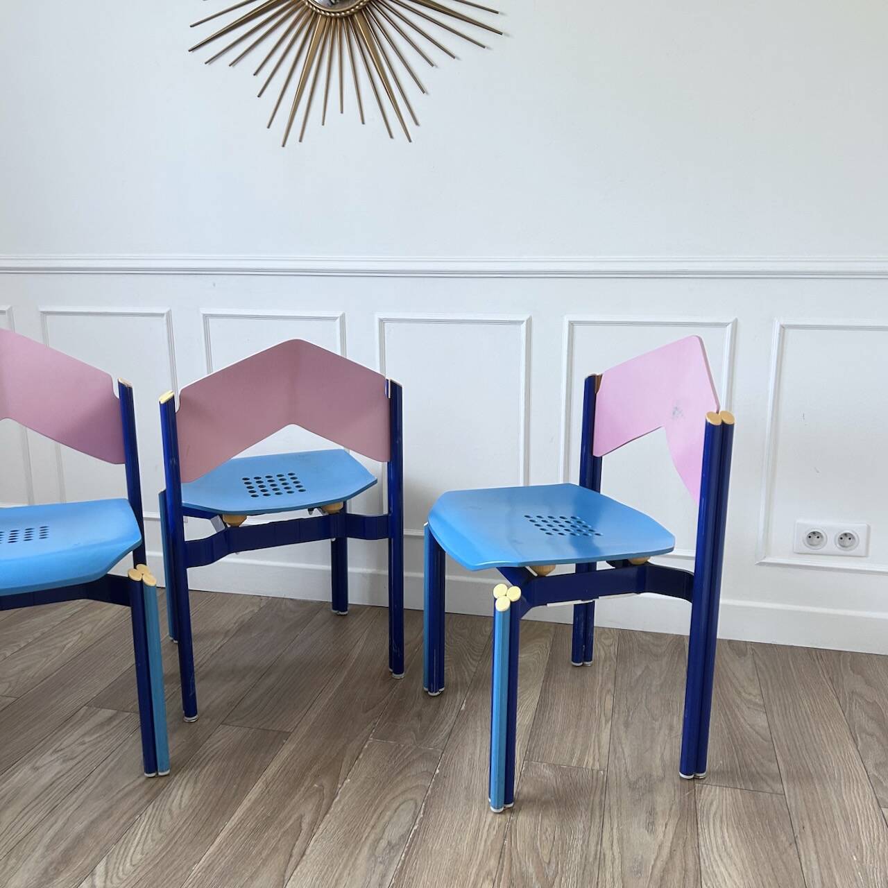 Set of 4 chairs from the 80s