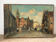 Scene de rue flamande, huile sur toile