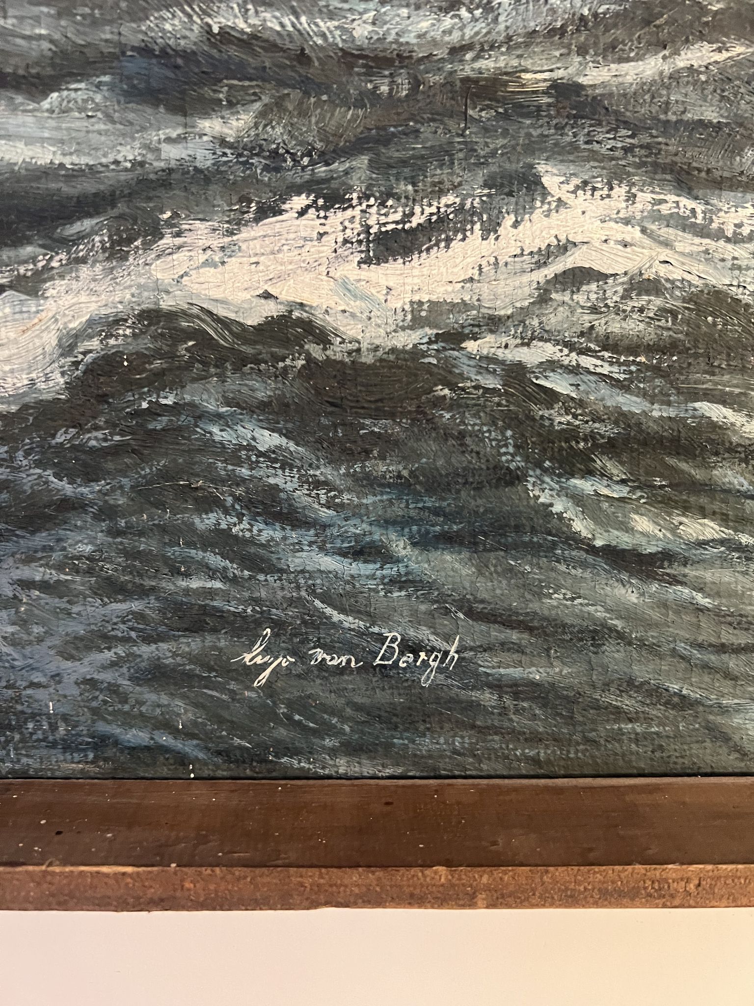 Tableau marine bateau en mer