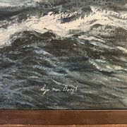 Tableau marine bateau en mer