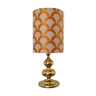 Golden table lamp from the 70s