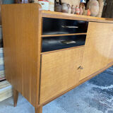 Oak buffet enfilade