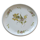 Very pretty round serving dish from Boch La Louvière in good condition
