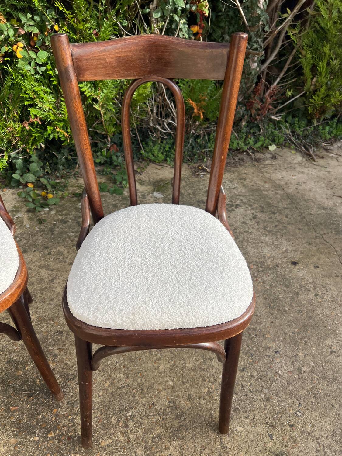 Pair of bistro chairs