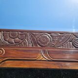 Art Deco mirror in carved wood