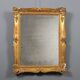 Antique carved wooden mirror, Italy, 19th century