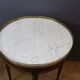 Table bouillotte de style Louis XVI en acajou vers 1920