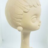 Raw plaster Twiggy hat stand