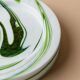 Vert Murano glass swirl bowl by Sergio Asti for Venini, Italian 1970s