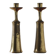 Large Danish Brass Candlesticks by Jens Harald Quistgaard for Ihq, 1960s, Set of 2
